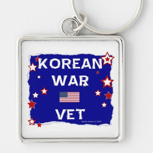 Vet van de Koreaanse Oorlog Sleutelhanger (Voorkant)