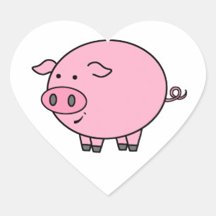 Vet Varken Hart Sticker
