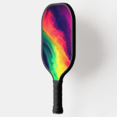 Vet Vibrant Kleurig regenboogflens  Pickleball Paddle (Links)