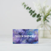 vet visitekaartje verfsplaat (Staand voorkant)