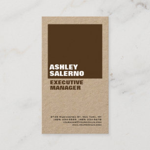 Vet vlakke professionele minimalistische aangepast visitekaartje