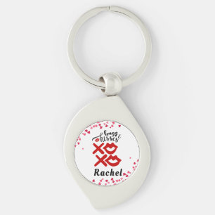 Vet XOXO Knuffels & Kusjes Valentijnsdag Gift Sleutelhanger