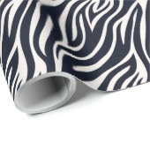 Vet Zebra Huidpatroon Zwart & Wit ID1151 Cadeaupapier (Rol Hoek)