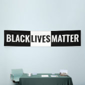 Vet zwart en wit zwarte levens zijn belangrijk spandoek (Beurs)