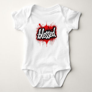 Vet Zwart & Rood "Gezegend" T-shirt
