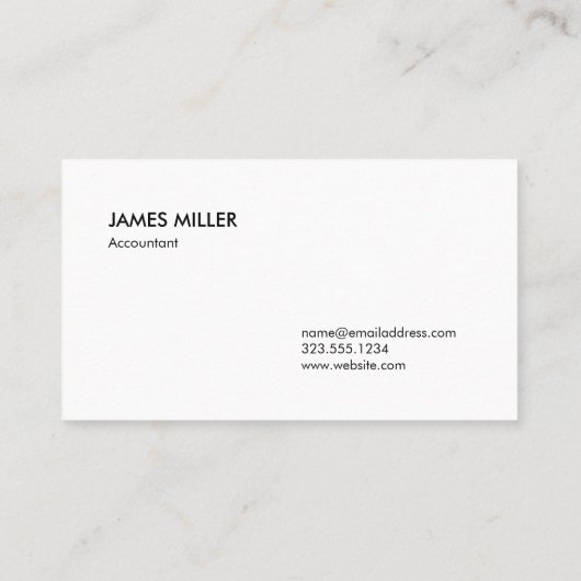 Vet Zwart Wit Buffel Plaid Patroon Monogram Visitekaartje (Achterkant)