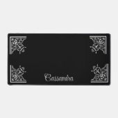 Vet Zwart-wit  Gepersonaliseerd Bureaumat (Voorkant)