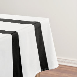 Vet zwart-wit streep tafelkleed