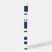 Vetbandpatroon - witte en zeemijl Case-Mate iPhone case (Achterkant / Rechts)