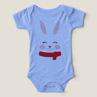 Vêtement bébé avec visage de lapin mignon – Body p