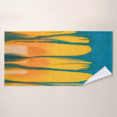 VÊTEMENT JAUNE ET BLEU (Serviette de bain)