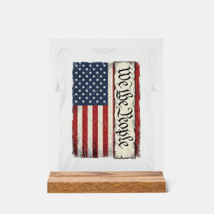 Vêtement vintage drapeau We the People patriotique