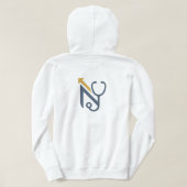Vêtements avec le logo NP élévé | Sweat à capuche (Design dos)
