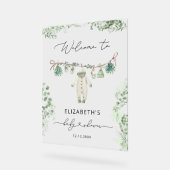 Vêtements bébé Boho Eucalyptus Baby shower Bienven (Angle)