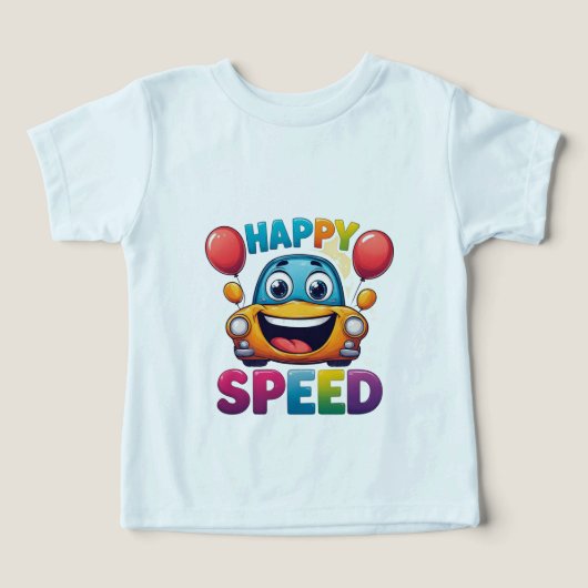 🌈 Vêtements Colorés Pour Tout-Petits Heureux 🚗 (Design Recto)