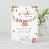 Vêtements de bébé d'automne Invitation à la baby s (Debout devant)