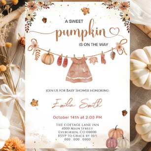Vêtements de bébé d'automne Invitation à la baby s