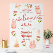 Vêtements de bébé rose Aqiqah Aqeeqa Bienvenue (Mariage)