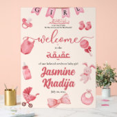 Vêtements de bébé rose Aqiqah Aqeeqa Bienvenue Acr (Mariage)