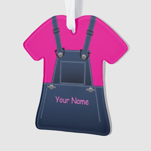 Vêtements de Noël rose chaud (devant)