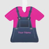 Vêtements de Noël rose chaud (devant)