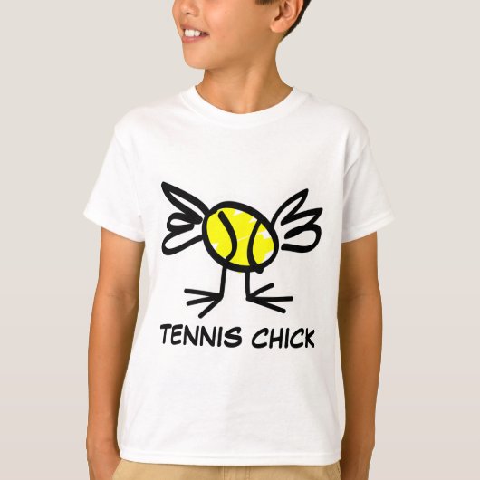 Vêtements de tennis pour filles | T-shirt de pouss (Devant)