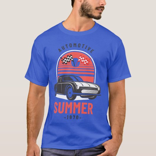 Vêtements d'été pour voitures tshirts classique fa (Devant)