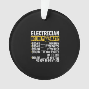 Vêtements Électricien Drôle, Taux Horaire Homme