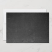 Vêtements Garland Baby shower Invitation - rose (Dos)