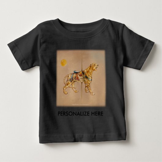 Vêtements pour bébés, T-shirts - Carousel Tiger (Devant)