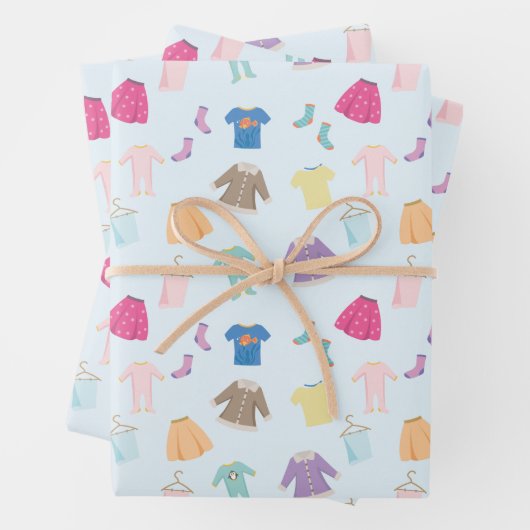 Vêtements pour enfants Lave-linge Motif papier à e (En situation)