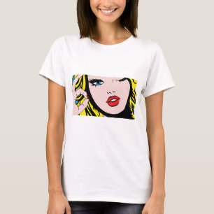 Vêtements pour femmes - T-Shirt Comic Girl O-K Pop