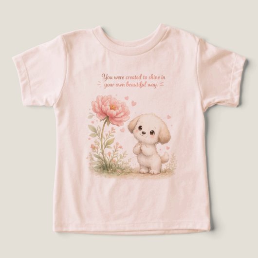 Vêtements pour tout-petits créés pour briller (Design Recto)