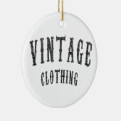 Vêtements vintages Ornement de Noël (Droite)
