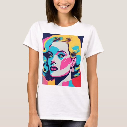 Vêtements Wan, T-shirt pop art (Devant)