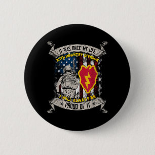 veteraan 25e Infanteriedivisie Schofield Barracks Ronde Button 5,7 Cm