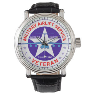 Veteraan aanpasbaar militair luchtvaartuig horloge