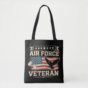 Veteraan Amerikaanse luchtmacht Amerikaanse vlag  Draagtas