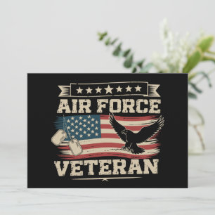 Veteraan Amerikaanse luchtmacht Amerikaanse vlag Kaart