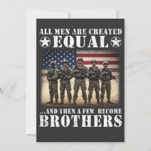 Veteraan Broers Militaire Broederschap Patriottisc Bedankkaart