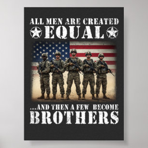 Veteraan Broers Militaire Broederschap Patriottisc Poster