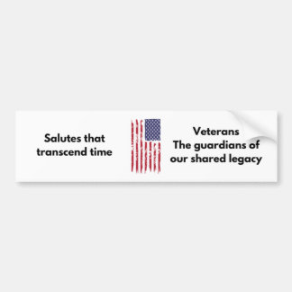 Veteraan Bumpersticker - Gedeelde Legacy