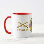 Veteraan Cavalry Soldaat van het leger Mok (Links)