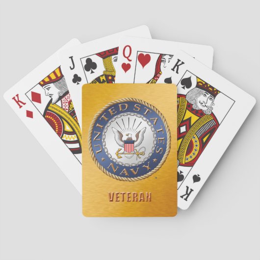Veteraan Classic Palling Cards van de Amerikaanse Pokerkaarten (Achterkant)
