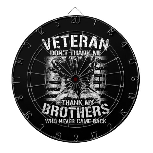 Veteraan Dartbord (Voorkant)