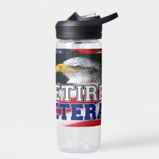 Veteraan in ruste waterfles