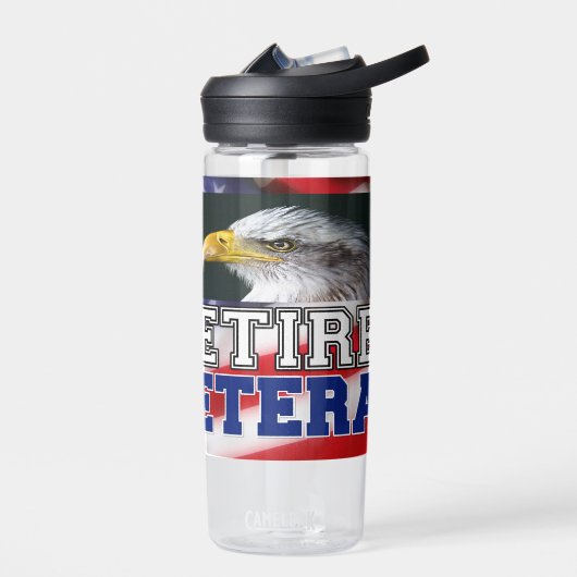 Veteraan in ruste waterfles (Links)