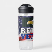 Veteraan in ruste waterfles (Voorkant)