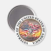 Veteraan Magneet (Voorkant / Achterkant)