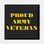 Veteraan Magnet Proud Army Magneet (Voorkant)
